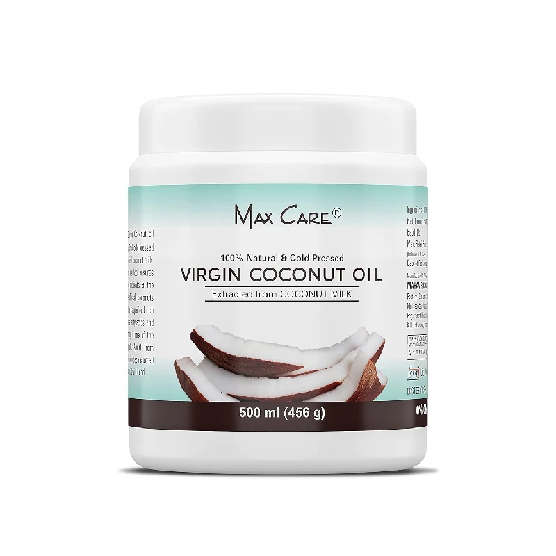 Max Care Wide Mouth Cold Pressed Virgin Coconut Oil, 500 ml-1.webp